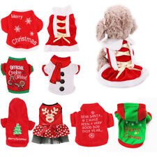 Dog Puppy Christmas Santa Pattern Warm Costumes Coat Pet Clothes T-Shirt Apparel - Toronto - Canada
