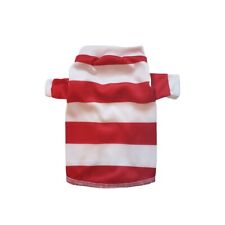 Red White Stripe Waldo Knit Long Sleeve Shirt Dog Puppy Pet Clothes XXXS & XXS - Toronto - Canada