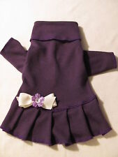 Blackberry Purple Turtleneck Knit Dress Dog Puppy Pet Clothes XXXS - Large - Toronto - Canada