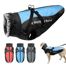 XL-6XL Dog Winter Coat with Harness Waterproof Large Labrador Clothes Pet Jacket - Toronto - Canada