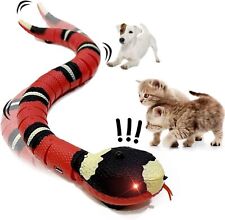 1PC Snake Cat Toy for Cats, Smart Sensing Rechargeable, Red - Cypress - US
