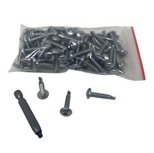 100 Pack Zinc 1 Inch Length Torx Self Tapping Sheet Metal Cargo Trailer Screws - Colon - US"