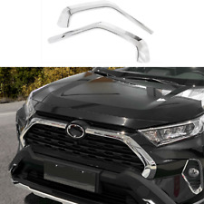 For Toyota RAV4 2019-2023 Chrome Front Center Mesh Grille Grill Strip Cover Trim