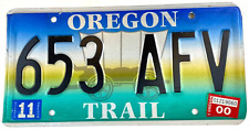 Vintage 2000 Oregon Auto License Plate Tag Garage Auto Wall Decor Collector