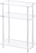 Acrylic Narrow Side Table for Small Spaces, 7″ Wide Skinny Nightstand/Bedside - Toronto - Canada