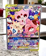 Togepi & Cleffa & Igglybuff GX Gold Metal Pokemon Card Collectible Gift/Display