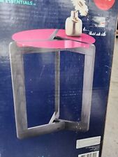 RE Pink Memphis Pink Black Tripod Side Table Jemma New W Box 20th Century Modern - Toronto - Canada