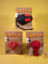 Wooly Fun Catnip Cat Toy One Pet Planet Eco-Smart & Healthy Mouse Ball Nepal NEW - Avon - US
