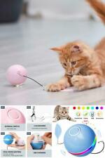BEST Pet Cat Toy Interactive Automatic Self Rotating LED Rolling Motion Ball - CN