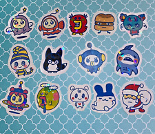 Tamagotchi 14 Uni Smart Characters! Lot - Vinyl Virtual Pet Stickers - Set CJ - The Lakes - US