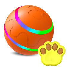 Dog Puppy Toys Smart Ball Remote Control Chewing Interactive Toy with Light US - HK