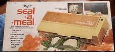 Dazey SEAL A MEAL Vintage Food Storage System Model SAM1 With Bags.