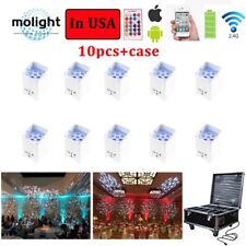 LED Par DJ uplighting 6x18w RGBWAUV 6in1 Battery Wireless DMX UpLight DJ Par Can - Los Angeles - US