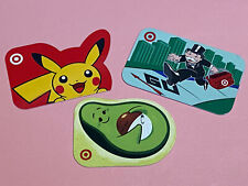 (3) Target Gift Cards Pokémon Monopoly Cards (no Value)