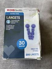 Cvs Health Ultra Thin Lancets 30 Gauge 200 New In Torn Box - Hawthorne - US