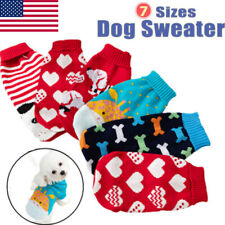 Puppy Dog Jumper Winter Warm Knitted Sweater Pet Clothes Small Dogs Coat Thermal - Toronto - Canada