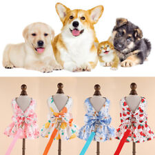 ❀Small Pet Dog Cat Bowknot Tutu Dress Puppy Plaid Skirt Princess Apparel Clothes - Toronto - Canada