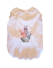 Easter Bunny White Knit Tank Top Sleeveless Shirt Dog Puppy Pet Clothes XXXS - L - Toronto - Canada