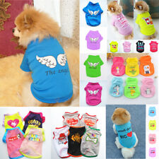 Cute Pet Dog Clothes Cotton T-shirt Small Cat Puppy Vest Print Summer Coat Soft - Toronto - Canada