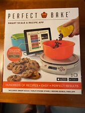 Perfect Bake Smart Scale w/Bowls Tablet/Phone Stand Recipe App - Vermilion - US