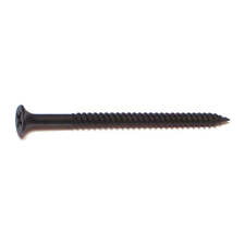 #8 x 2-1/2 Black Phosphate Steel Fine Thread Phillips Bugle Head Drywall Screws - Portage - US"