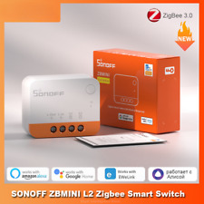 No Neutral Wire Zigbee MINI 2Way Switch SmartHome Wireless eWeLink Voice Control - CN