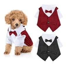 Gentleman Dog Wedding Suit Suit Pet Dog Cat Clothing Puppy Prince Tuxedo Bow Tie - Toronto - Canada