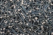 (350) White Painted Zip Screws 8 x 1-1/2 Self-Piercing Hex Washer Sheet Metal - Honesdale - US