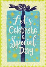 BIRTHDAY CARD & ENVELOPE BY FAITHFULLY YOURS, BIG GIFT BOX - PSALM 98:4