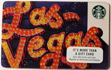 STARBUCKS CARD 2016 LAS VEGAS " A WORK OF ART~ (GG)"