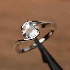 Moissanite Gemstone 925 Sterling Silver Ring Handmade Jewelry In All Size N8