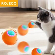 Cat Toys Smart Interactive Bouncing Ball Automatic Rolling Training Self-moving - US