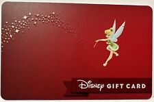 WALT DISNEY GIFT CARD TINKER BELL- No Cash Value