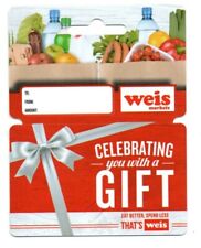 Weis Supermarket Celebrating You With A Gift Gift Card No $ Value Collectible
