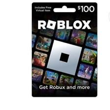 Roblox Physical Gift Card $100 [includes Free Virtual Item]