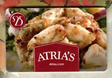 ATRIA'S Collectible ( 2016 ) Gift Card ( $0 - NO VALUE )