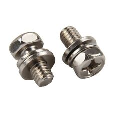 M6/M8/M10 SEM Phillips Hex Head Screws Bolts + Spring&Flat Washer A2 Stainless - CN