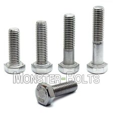 M6 Hex Cap Bolts / Screws, A2 Stainless Steel, 1.0 Coarse DIN 933 931 Tap 18-8 - Gulf Breeze - US