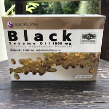 Thai Organic Black Sesame Oil Smart life Plus Dietary Supplement 1000 mg X 60 - Toronto - Canada