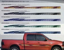 automotive decorative graphics AGGRESSOR Bright Gold comb