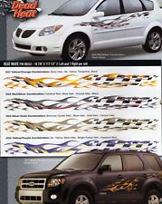 Automotive decorative customizing graphic kit DISCOUNTED HEAT WAVE