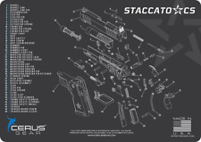 STACCATO CS Schematic Handgun Mat