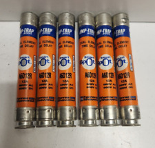 LOT OF 6 GUARANTEED! FERRAZ SHAWMUT 12A 600V RK1 SMART SPOT FUSES A6D12R - Fort Collins - US