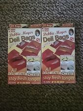 2 Boxes Debbie Meyer Deli Bags Reusable BPA Free Stays Fresh Longer 20 Count USA