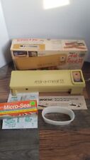 Dazey Seal A Meal II Vintage Food Sealer Air Tight Storage Freezer Bags Made USA
