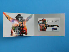 BLOCKBUSTER VIDEO MICHAEL JACKSON 09' GIFT CARD -NEW ON BACKER -NO VALUE ON CARD