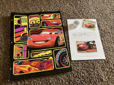 DISNEY GIFT CARD, CARS MOVIE COLLECTIBLE RARE STICKER, FOLDER+ - ESTATE SALE !!!
