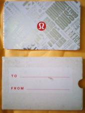 One $10.00 Lululemon Gift Card With Gift Card Holder - No Expiration
