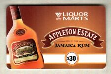 LIQUOR MARTS ( Canada ) Appleton Estate 2012 Gift Card ( $0 - NO VALUE )