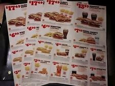 BURGER KING Restaurant Couponss 3X full sheets exp 08/25/2024